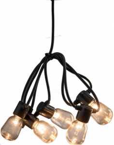 Konstsmide LED Partysnoer Transparant Amber 9.75m 40 lampjes
