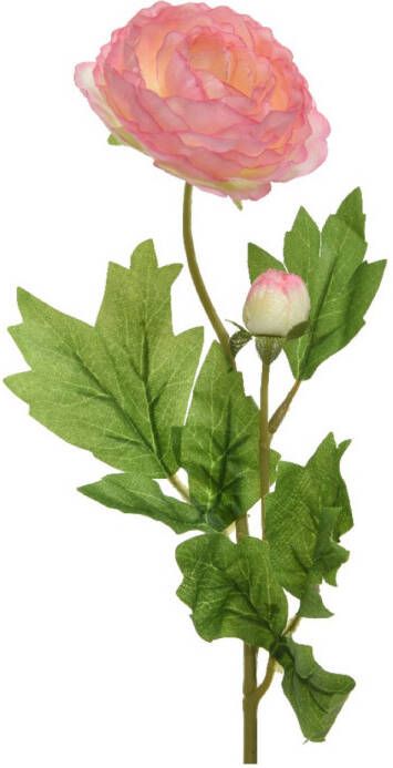KSD Ranunculus polyester W8-H57cm soft pink