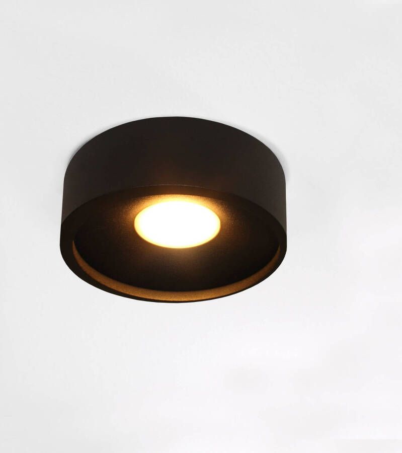 Lamponline Artdelight Plafondlamp Orlando Ø 14 cm zwart