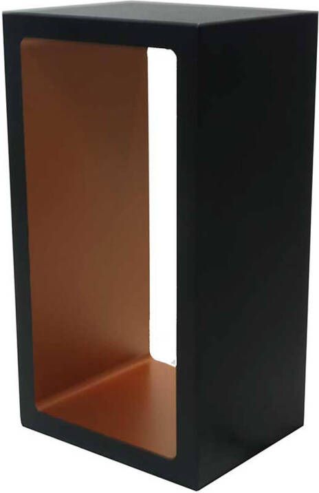 Lamponline Artdelight Tafellamp Corridor H 18 cm B 10 cm zwart-goud