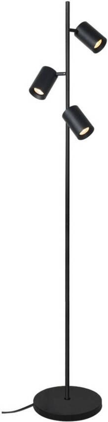 Lamponline Artdelight Vloerlamp Megano 3 lichts H 160 cm zwart