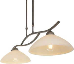 Lamponline Lightning Klassieke Hanglamp Glas Brons