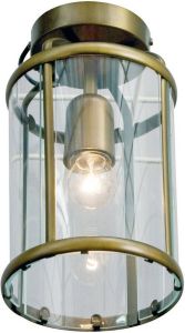 Lamponline Lightning Klassieke Plaffondlamp Glas Kopergroen