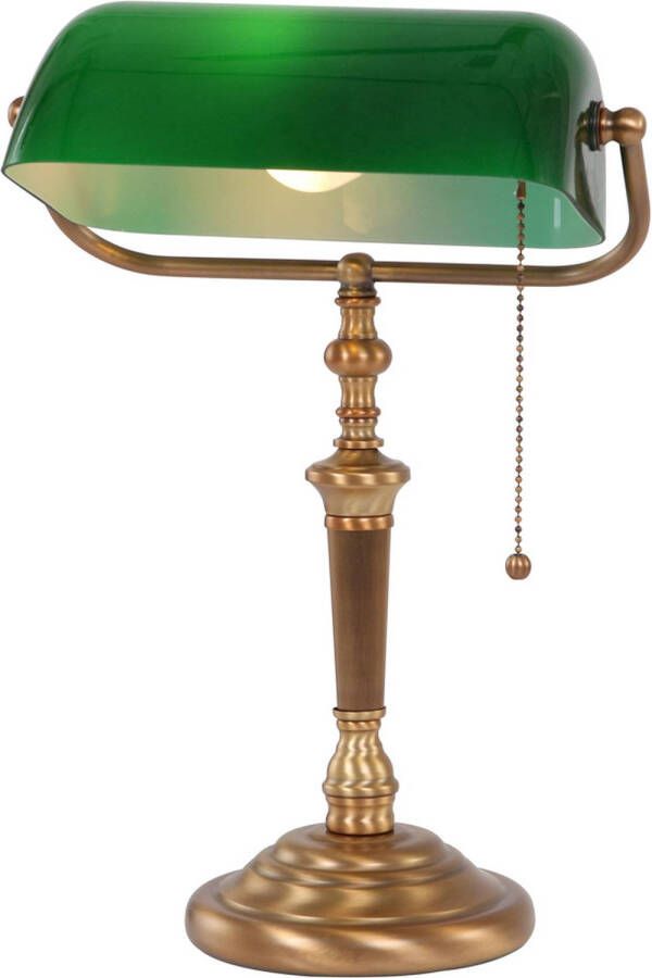 Steinhauer Lightning klassieke tafellamp 1-l. Glas brons