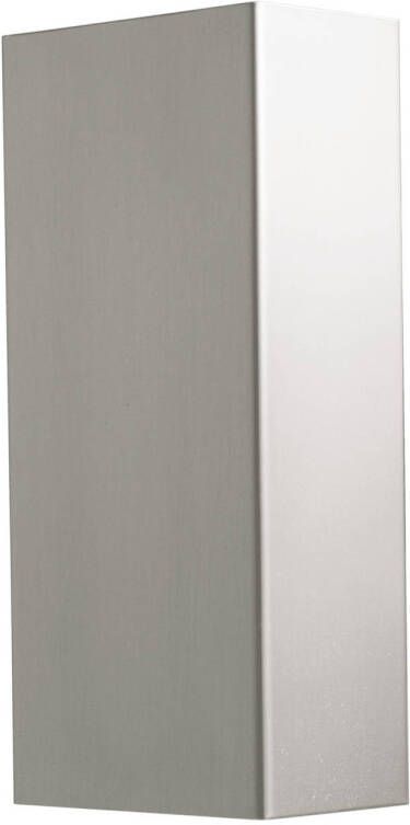 Lamponline Masterlight Wandlamp Metallico H 22 cm B 10 cm mat chroom
