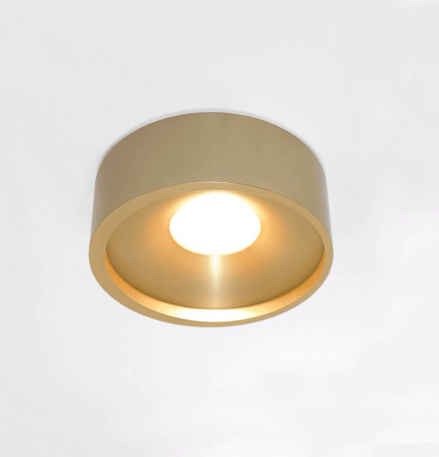 Lamponline Artdelight Plafondlamp Orlando Ø 14 cm mat goud