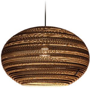 Lamponline Think Paper Hanglamp Lazy 440 Ø 44 Cm Bruin
