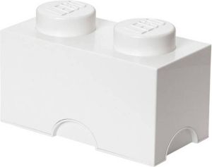 LEGO 4002 Storage Brick 2x1 Steen Wit