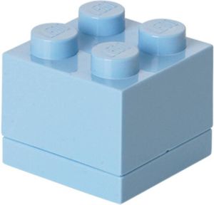 LEGO 4011 Mini Brick Box 2x2 Lichtblauw