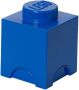 LEGO Opbergbox Brick 1 Vierkant Polypropyleen Blauw - Thumbnail 1