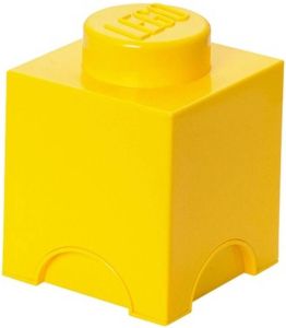 Lego Opbergbox Brick 1 Geel