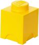 LEGO opbergsteen 1 nop 12 5 x 18 cm polypropeen geel - Thumbnail 1
