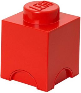 LEGO Brick 1 opbergbox rood