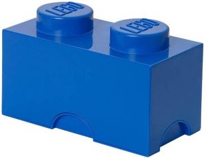Lego Opbergbox Brick 2 Blauw