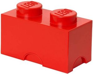 LEGO Brick 2 opbergbox rood