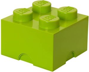 LEGO Brick 4 Opbergbox Zand Groen