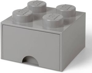 LEGO Brick 4 opberglade medium stone grey