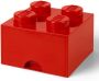LEGO Opbergbox met Lade Rood 25 x 25 x 18 cm - Thumbnail 1