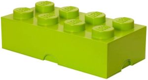 LEGO Brick 8 opbergbox limegroen