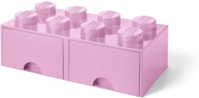 LEGO Brick 8 opberglade light purple