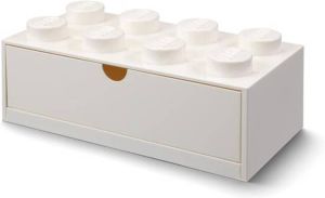 LEGO ® Brick 8 Opbergbox Met Lade Wit
