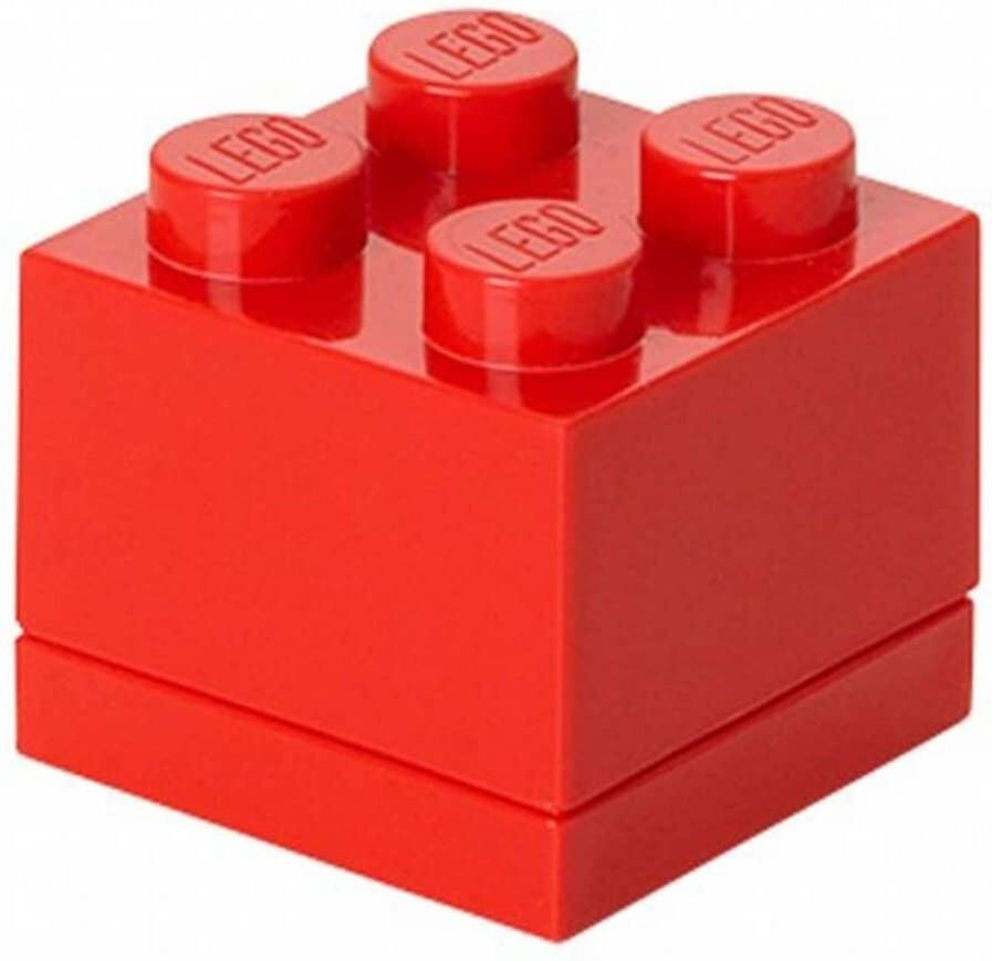 LEGO mini-opbergsteen 4 noppen 4 6 x 4 3 cm polypropeen zwart