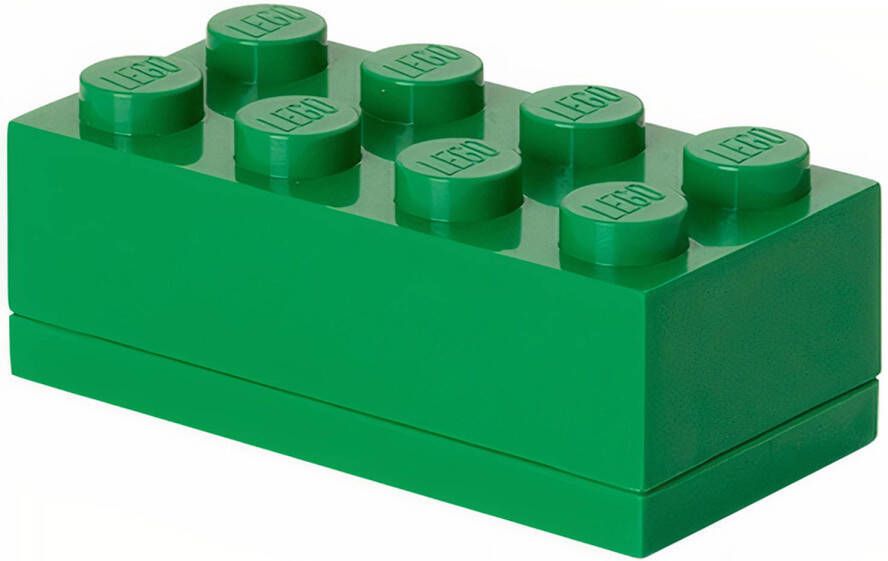 LEGO mini-opbergsteen 8 noppen 4 6 x 9 2 cm polypropeen groen