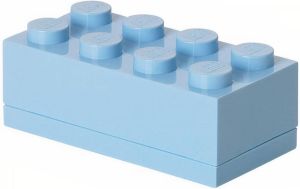 LEGO mini-opbergsteen 8 noppen 4 6 x 9 2 cm PP lichtblauw