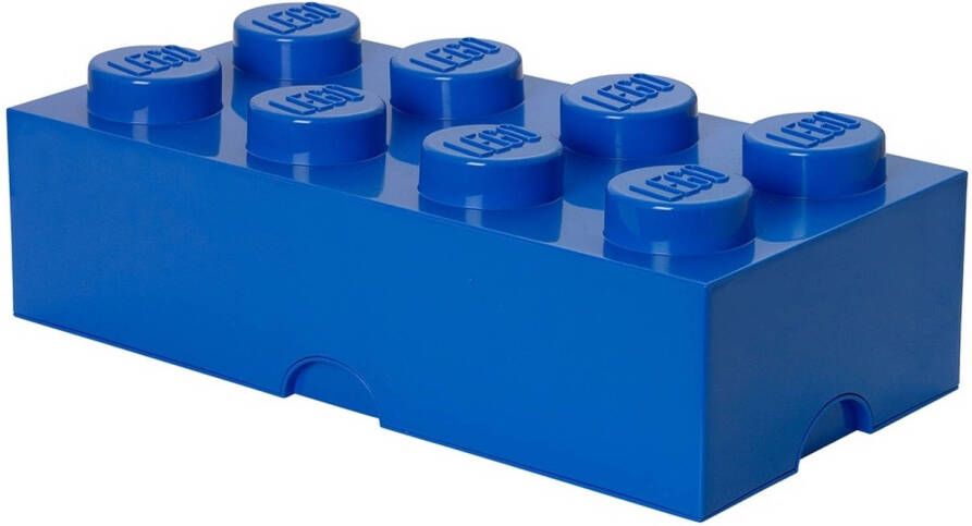 Lego License LEGO Opbergbox: brick 8 (12 ltr) blauw