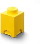 LEGO opbergsteen 1 nop 12 5 x 18 cm polypropeen geel - Thumbnail 3