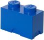 LEGO opbergsteen 2 noppen 25 x 18 cm polypropeen blauw - Thumbnail 1