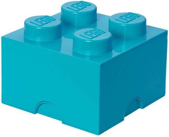 LEGO Opbergbox Brick 4 Azuurblauw