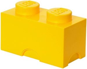 LEGO Opbergbox Geel 25 x 12.5 x 18 cm