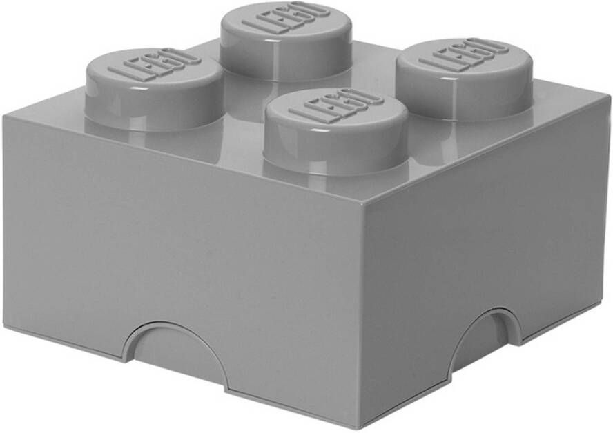 LEGO Opbergbox Grijs 25 x 25 x 18 cm