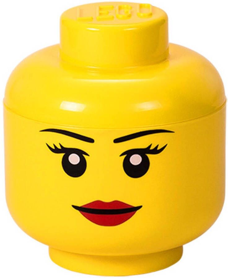 LEGO Opbergbox Hoofd Girl ø 16 x 18.5 cm