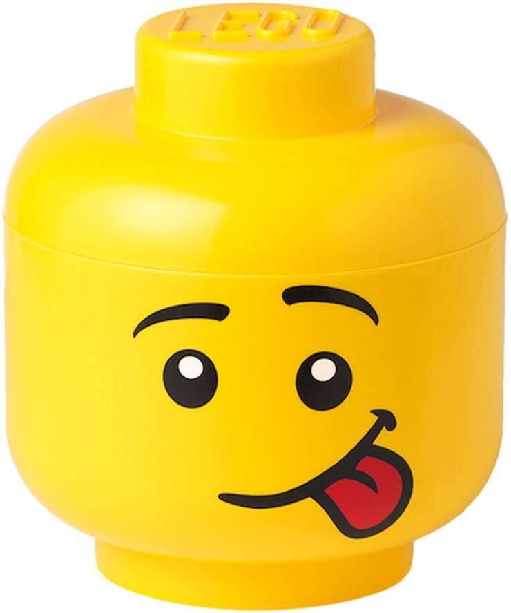 LEGO Opbergbox Hoofd Silly ø 16 x 18.5 cm