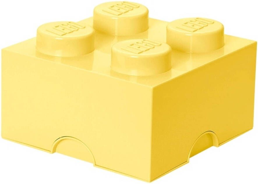 LEGO Opbergbox Lichtgeel 25 x 25 x 18 cm