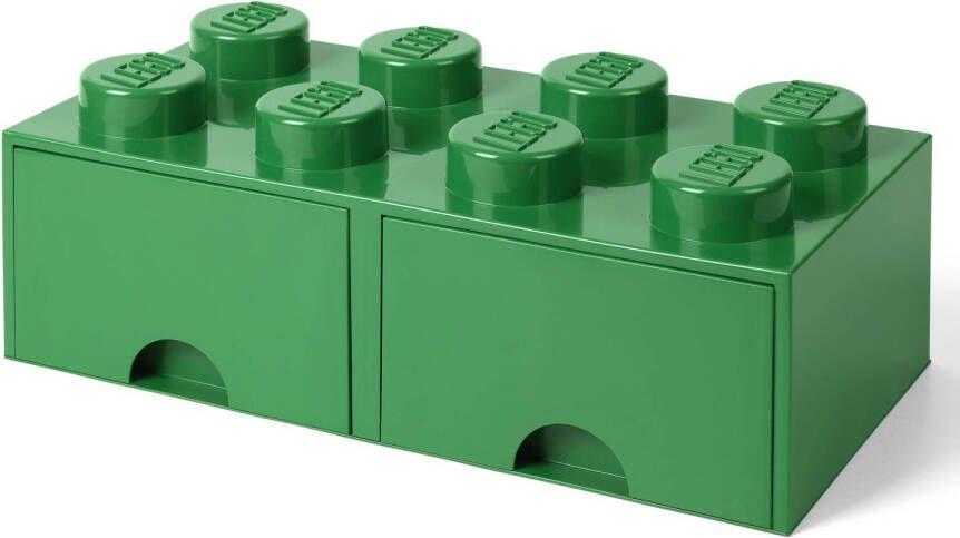 LEGO Opbergbox met Lades Groen 50 x 25 x 18 cm
