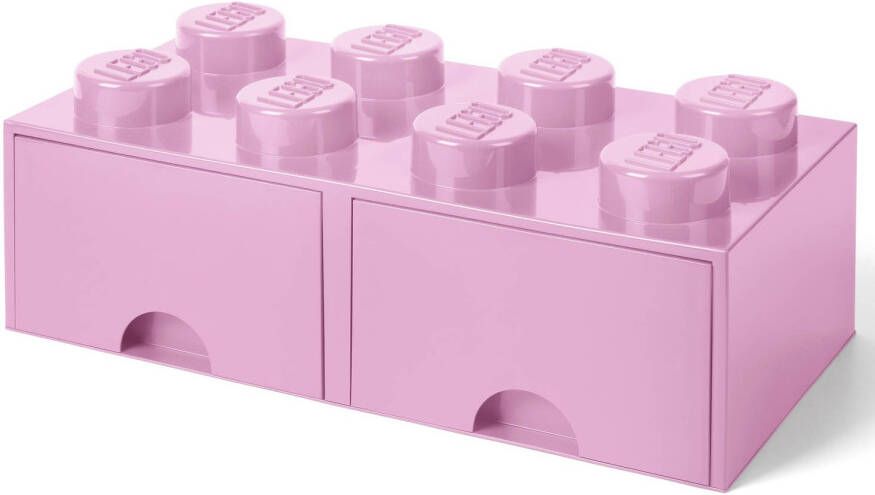 LEGO Opbergbox met Lades Licht Roze 50 x 25 x 18 cm