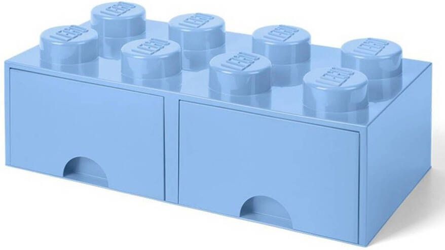 LEGO Opbergbox met Lades Lichtblauw 50 x 25 x 18 cm