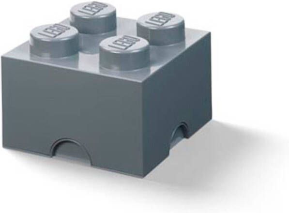 LEGO Opbergdoos -blokje 5 7 liter Grijs Polypropyleen