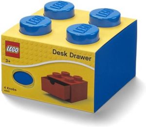 LEGO Set van 2 Bureaulade Brick 4 Blauw