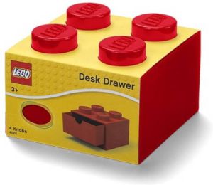 LEGO Set Van 2 Bureaulade Brick 4 Rood