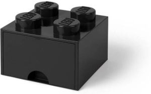 LEGO Set van 2 Bureaulade Brick 4 Zwart