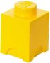 LEGO Set van 2 Opbergbox Brick 1 Geel - Thumbnail 1