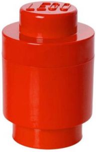 LEGO Set Van 2 Opbergbox Brick 1 Rond Rood