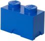 LEGO Set van 2 Opbergbox Brick 2 Blauw - Thumbnail 1