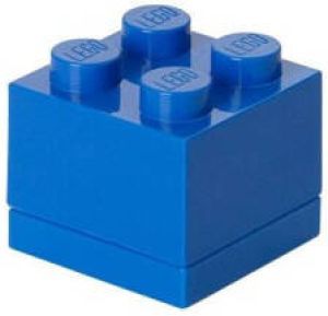 Lego Set van 2 Opbergbox Mini 4 Blauw