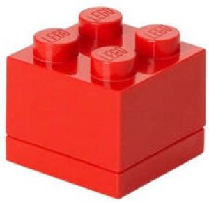 Lego Set van 4 Opbergbox Mini 4 Rood
