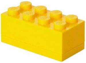Lego Set van 2 Opbergbox Mini 8 Geel